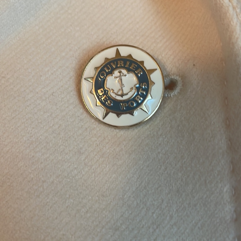 J. Crew Des Ports Ouvier Wool Cream Blazer Size 6 - Picture 3 of 10